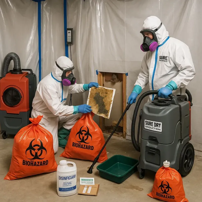 Contaminated Water Handling Protocols process in Wortham, TX